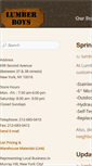 Mobile Screenshot of lumberboys.com